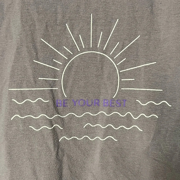 Beachbody Be Your Best Sun & Waves Purple Racerback Tank - size medium - Picture 8 of 9